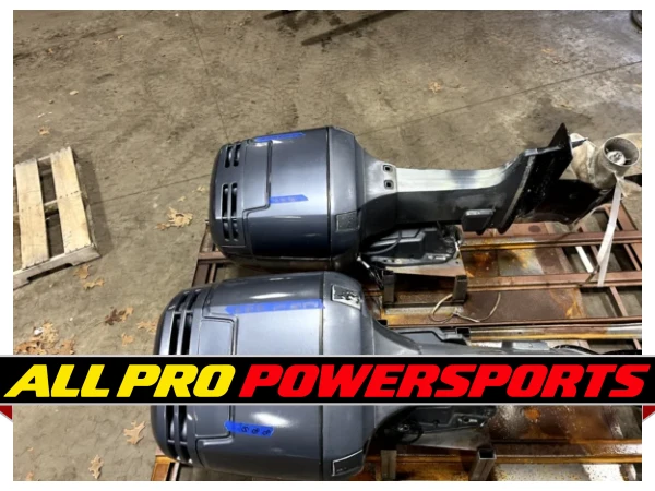 Pair 1999 Yamaha 150 hp Carbureted 2-Stroke 25″ Dual Twin Outboard Motors V6 – photo 3 of 18