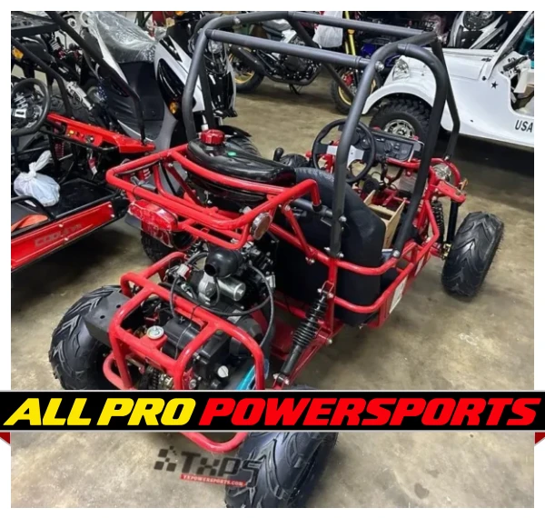 Taotao GK110 110CC Youth Go Kart, Air Cooled, 4-Stroke, 1-Cylinder, Automatic with Reverse