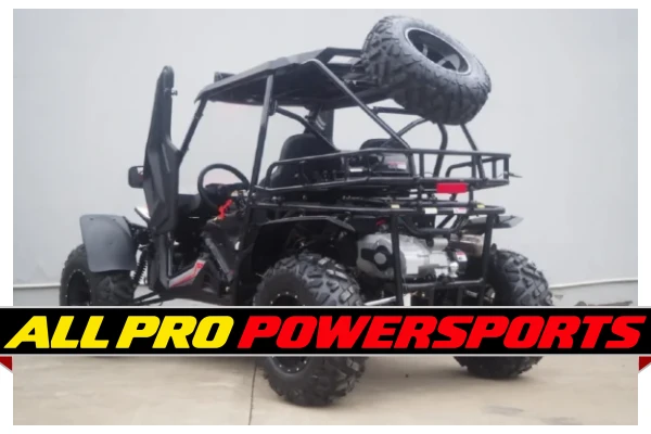 TrailMaster Cheetah 300Pro UTV EFI CVT Automatic with LED Light Bar, Windshield & Spare Tire