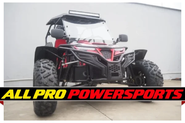 TrailMaster Cheetah 300Pro UTV EFI CVT Automatic with LED Light Bar, Windshield & Spare Tire