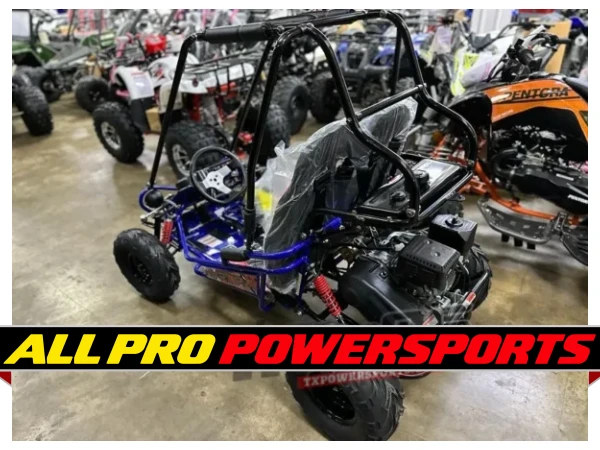 TrailMaster Mini XRX/R+ (Plus) Assembled version Upgraded Go Kart with Bigger Tires, Frame, Wider Seat