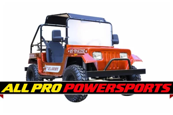 Vitacci Jeep GR-9 200: Now Featuring Rear Rack and Advanced Four-Wheel Disc Brakes