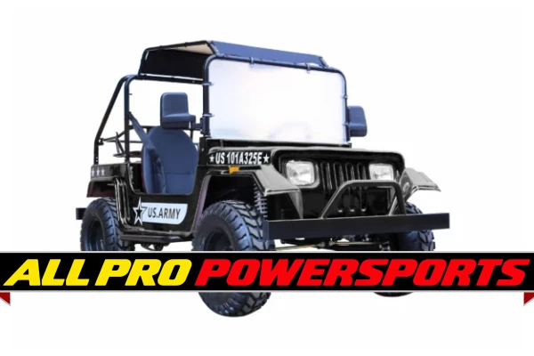 Vitacci Jeep GR-9 200: Now Featuring Rear Rack and Advanced Four-Wheel Disc Brakes